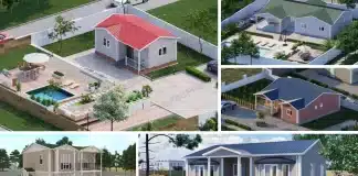 2025 prefabrik ev fiyatları ile uygun maliyetli tek katlı prefabrik villa ve prefabrik ev modelleri seçenekleri.