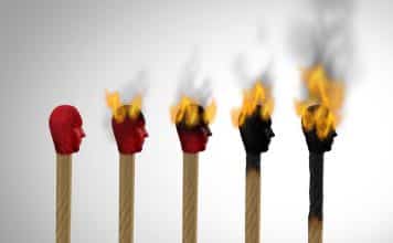 Tükenmişlik sendromu belirtileri: Stres yönetimi, iş-yaşam dengesi ve ruh sağlığı üzerine bir konsept.