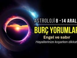 8 - 14 Aralık 2025 haftalık burç yorumları: Mars Satürn karesi, Merkür Yay transiti ve astroloji etkileri.