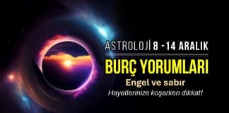 8 - 14 Aralık 2025 haftalık burç yorumları: Mars Satürn karesi, Merkür Yay transiti ve astroloji etkileri.
