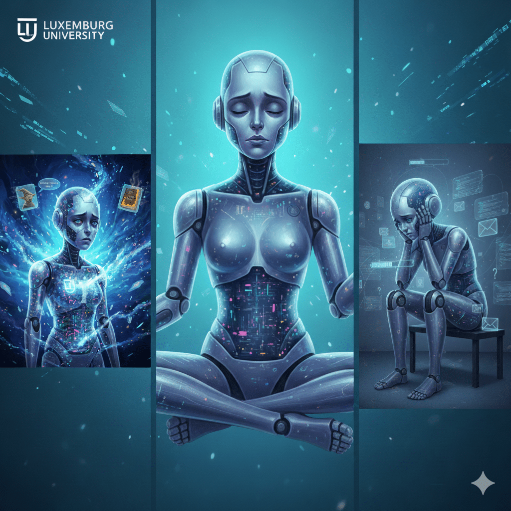 Yapay zeka modelleri ve psikolojik analiz: Gemini, Claude ve Grok'un terapi koltuğundaki temsili.