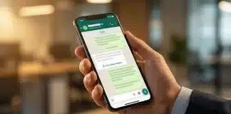 WhatsApp Chatbot Sistemi Kullanımının En Büyük Faydaları WhatsApp chatbot sistemi ile müşteri iletişimini yöneten ve satışları artıran bir işletme konsepti.