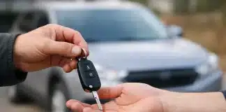 Arabam Ne Kadar Eder? Nereden Öğrenirim? Arabam ne kadar eder sorusuna yanıt arayan bir sürücü için araç değerleme ve ikinci el araç fiyatlarını gösteren görsel