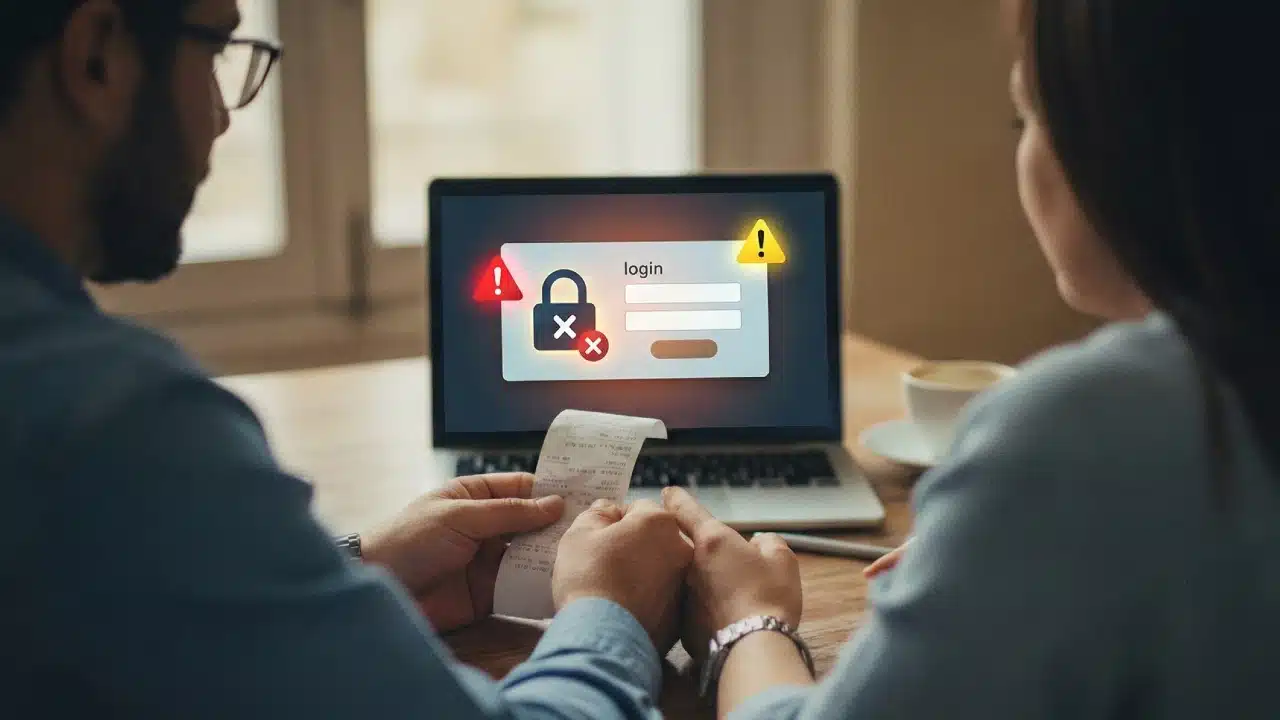 Dolandırılmak aptallık mı sorusuna yanıt arayan, dijital dolandırıcılık risklerini temsil eden kavramsal bir görsel.