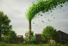 Yeni nesil ticaretin pasaportu: Sera gazı hesaplama zorunluluğu Sera Gazı Hesaplama Zorunluluğu kapsamında fabrikaların karbon ayak izi ölçümünü temsil eden endüstriyel görsel.