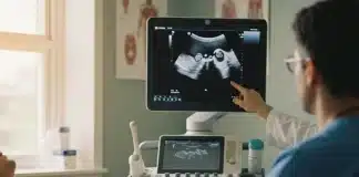 Testis kanseri belirtileri nelerdir? Ağrısız şişliklere dikkat! Testis kanseri teşhisi için kullanılan modern radyolojik görüntüleme yöntemi olan ultrason cihazı ve muayene süreci.