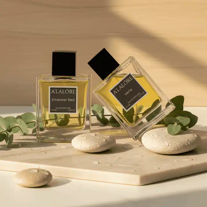niş parfüm markaları alolore emporer red ve verte görseli.