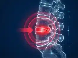 Bel fıtığı belirtileri ve tedavisi: Ağrıyı dindiren 9 uzman önerisi Bel fıtığı belirtileri ve omurgadaki sinir basısı illüstrasyonu