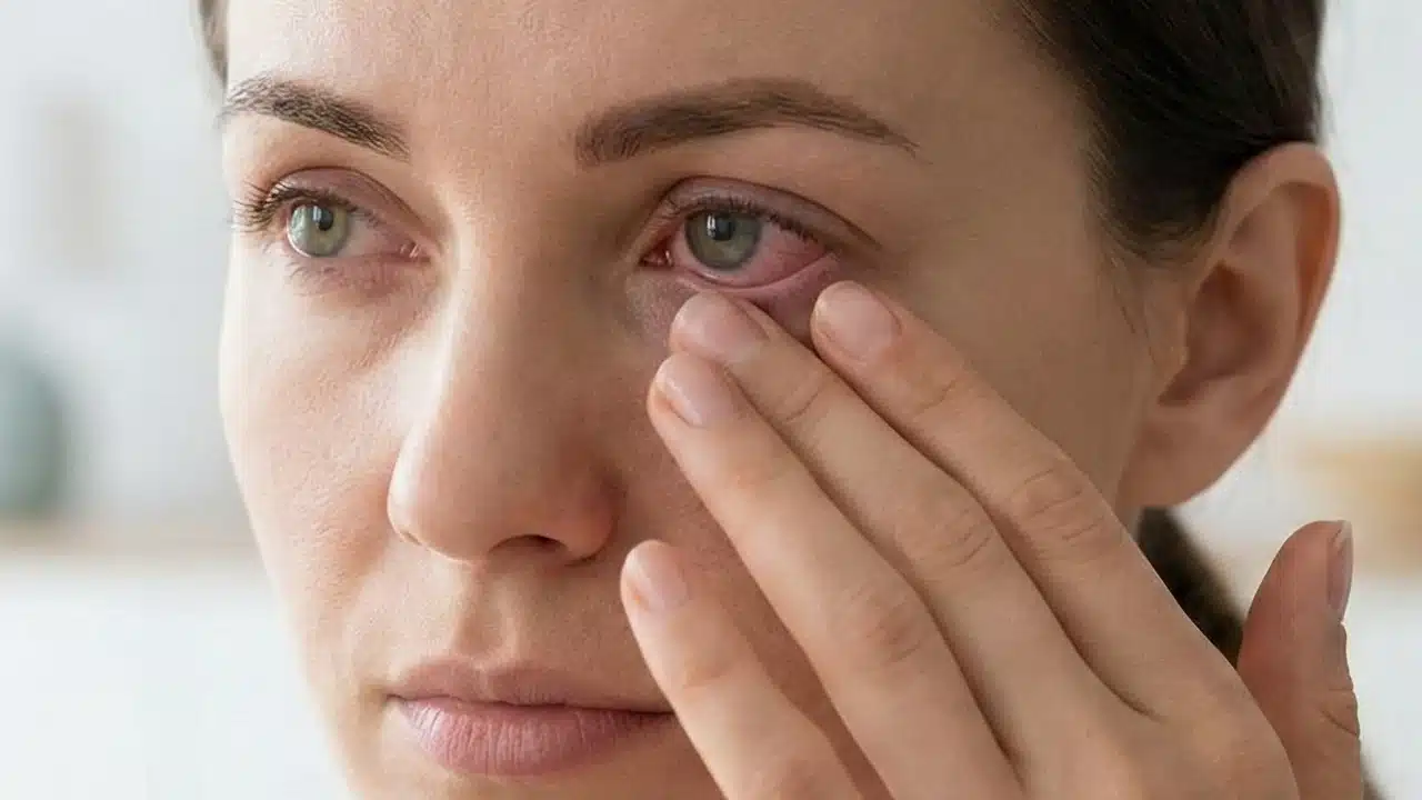 Demodex paraziti kaynaklı kirpik dibi iltihabı ve kepeklenme belirtileri