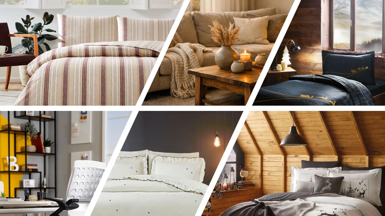 Konforlu Yaşam Alanları için Özdilek bornoz, kadın pijama takımı ve nevresim takımı ile şık ev tekstili önerileri