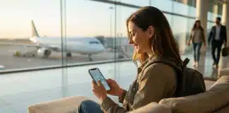 Uygun Fiyatlı Uçuş Avına Çıkmadan Önce Bilmen Gerekenler Ucuz uçak bileti fiyatları ile uygun fiyatlı uçuş planı yapmayı gösteren havalimanı ve uçak temalı görsel