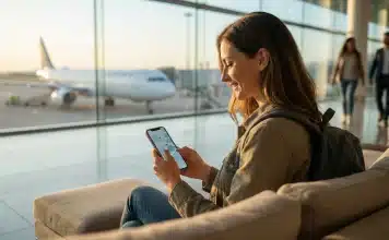 Uygun Fiyatlı Uçuş Avına Çıkmadan Önce Bilmen Gerekenler Ucuz uçak bileti fiyatları ile uygun fiyatlı uçuş planı yapmayı gösteren havalimanı ve uçak temalı görsel