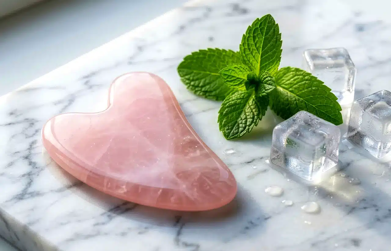 Gua Sha Yeşim Roller yüz ödemi nasıl atılır ve yüz masajı teknikleri uygulaması
