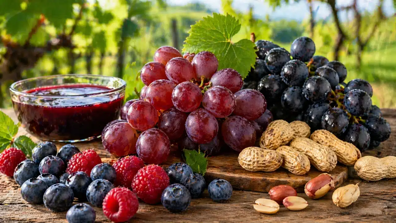 Trans-resveratrol içeren besinler, kullanımı ve doğal antioksidan destekleri