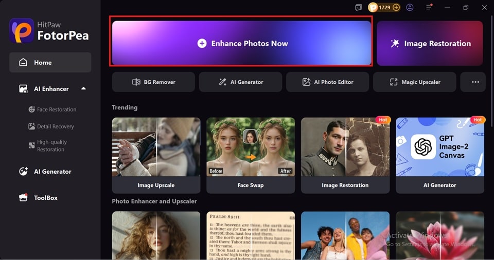 HitPaw FotorPea kullanarak bulanık fotoğraf sorunlarını saniyeler içinde çözme rehberi.