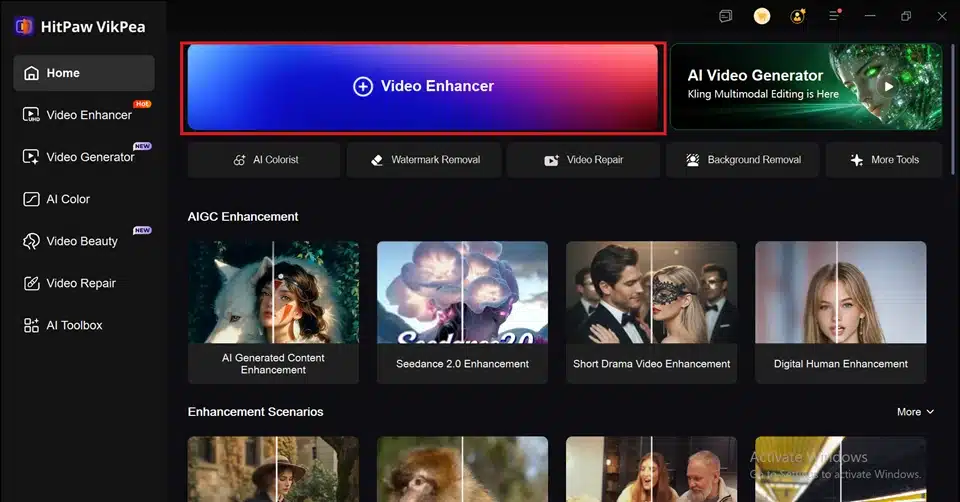 Dijital sıkıştırma kaynaklı video karlanmasını giderme ve parazit azaltma işlemi.