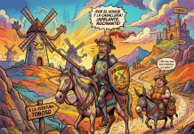 Don Quijote romanının edebiyat tarihindeki yeri ve yitip giden erdemleri arayan bir idealistin ölümsüz öyküsü.