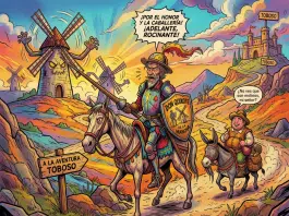 Don Quijote romanının edebiyat tarihindeki yeri ve yitip giden erdemleri arayan bir idealistin ölümsüz öyküsü.