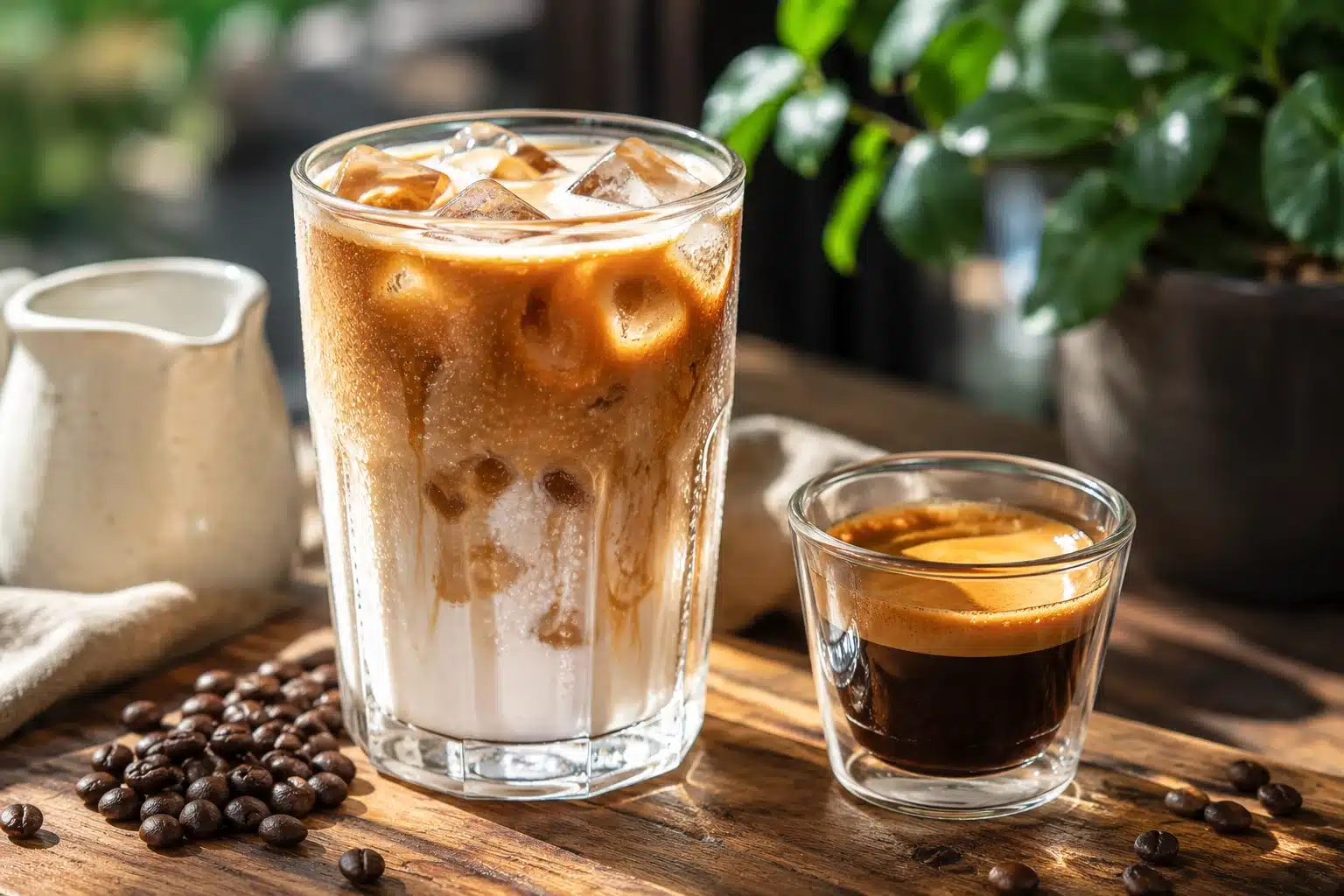 Şekersiz hazırlanan bir soğuk latte, protein bariyeri sayesinde kafeinin kana karışma hızını yavaşlatır ve sürdürülebilir bir uyanıklık durumu sağlar