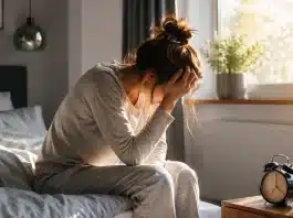Sabahları yorgun uyanmanın gizli sebebi: Uyku eksikliği değil teknoloji kaynaklı dopamin çöküşü Dopamin çöküşü nedeniyle sabah yataktan kalkamayan yorgun kişi