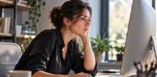 Ekran apnesi: Dijital ekrana odaklanırken fark etmeden tutulan nefes kalbi nasıl etkiliyor? Ekran apnesi yaşayan bilgisayar kullanıcısının çalışma ortamı