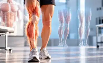 Estetik karın kası yanılgısı: Güçlü bacak kasları ömrü nasıl uzatıyor? Güçlü bacak kasları ve uyluk kas yapısını gösteren anatomik model