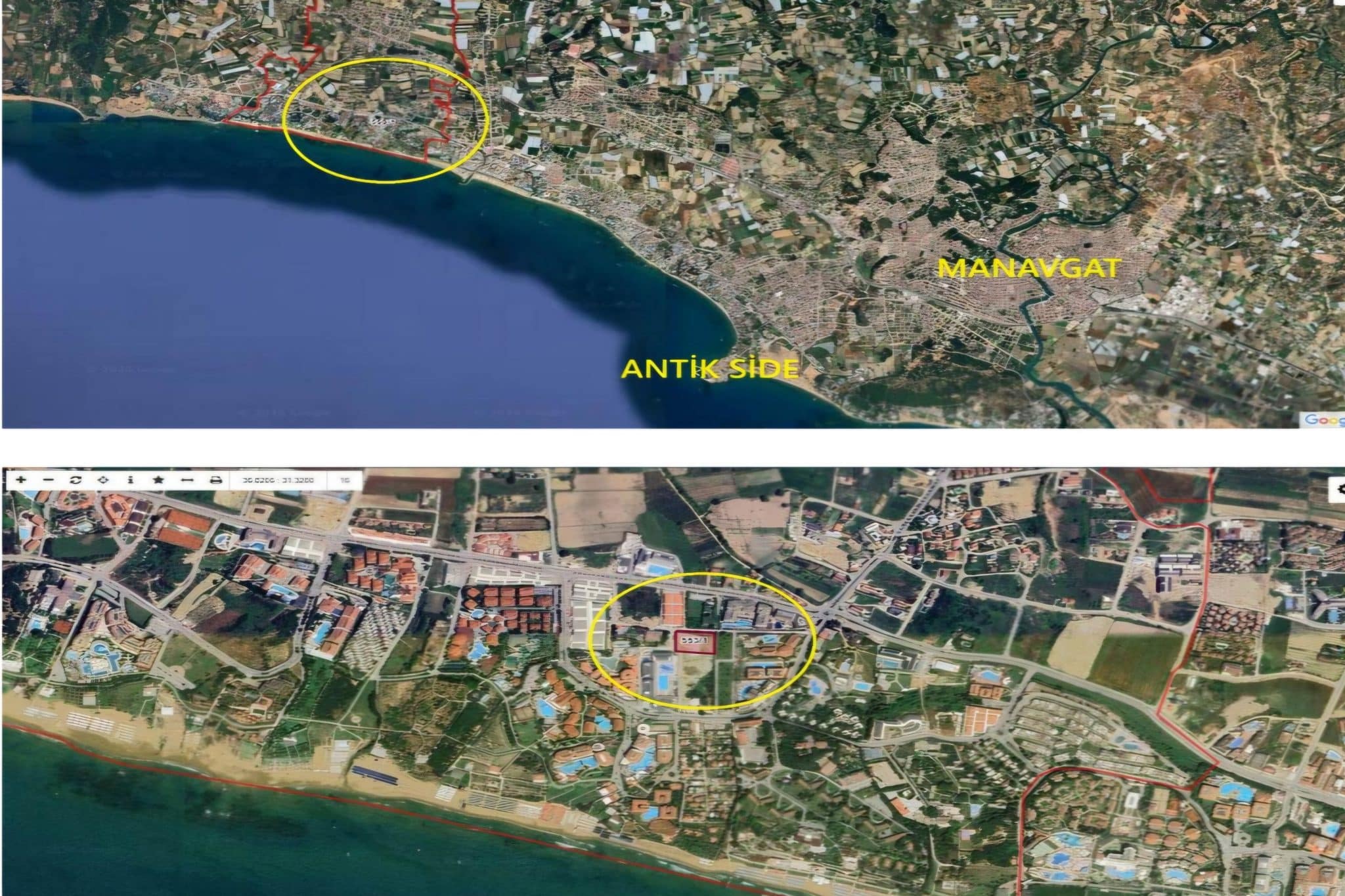 Manavgat Çolaklı'da 350 milyon TL değer biçilen turizm imarlı arsa